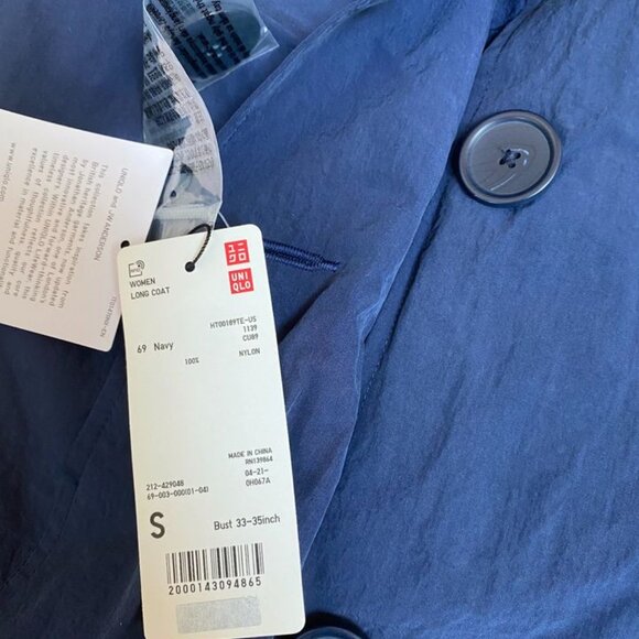 Uniqlo Women's J.W. Anderson Long Coat- Size S (run very big) - Picture 4 of 6